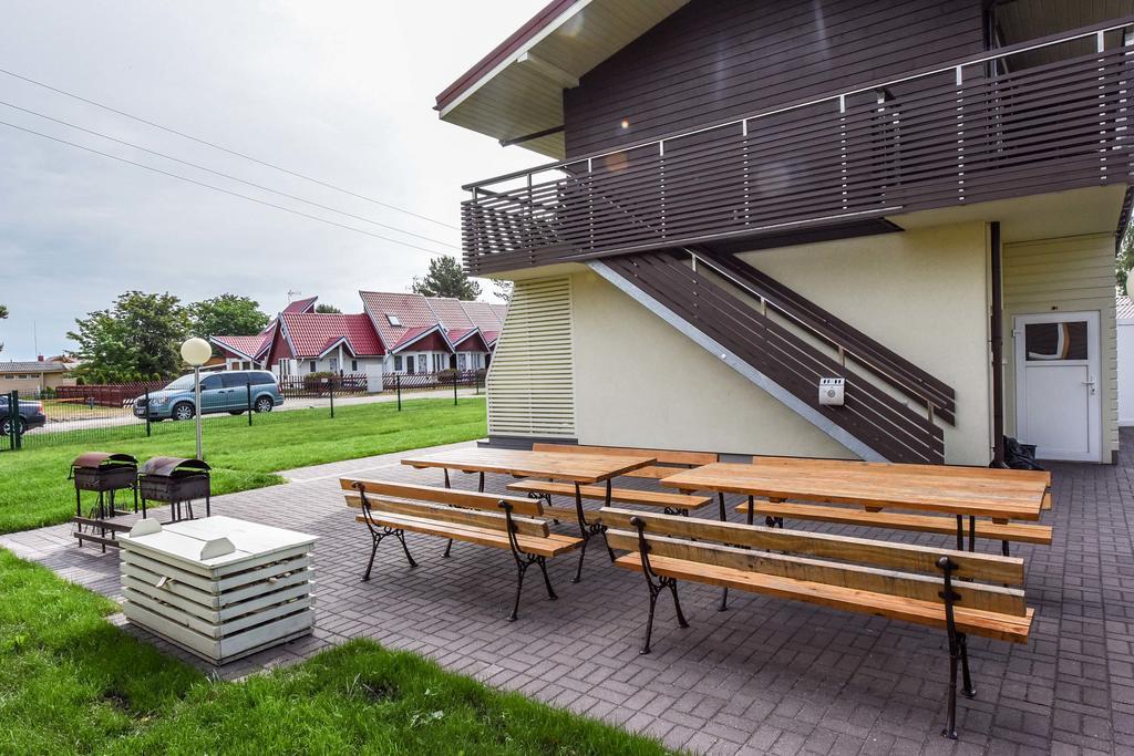 Apartamentai Trys Pusys Šventoji Eksteriør bilde