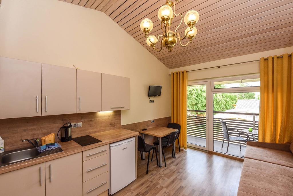 Apartamentai Trys Pusys Šventoji Eksteriør bilde